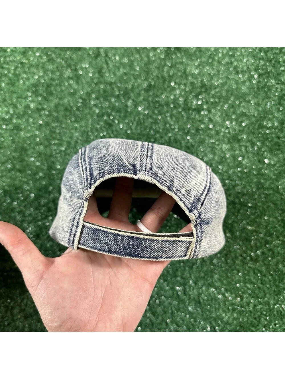 Vintage Retro 1980s Denim Style New Zealand Strapback Hat Cap Surf Hat